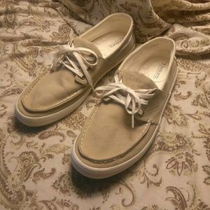 Tretorn Cream Colored Men's Loafers